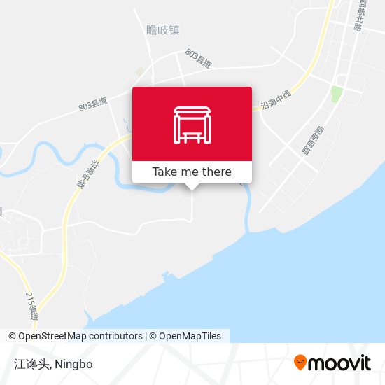 江谗头 map
