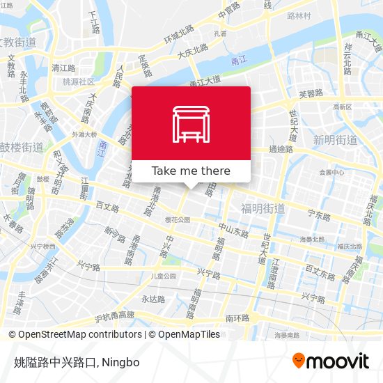 姚隘路中兴路口 map