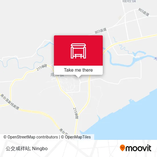 公交咸祥站 map