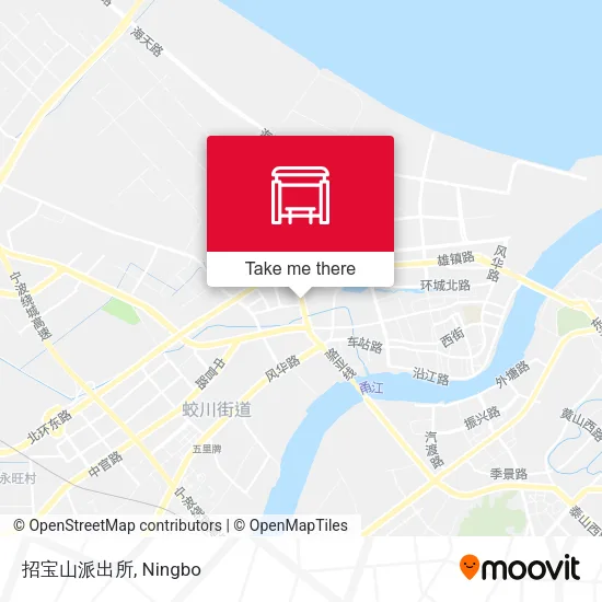 招宝山派出所 map