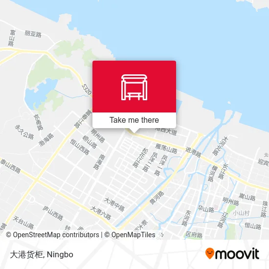 大港货柜 map