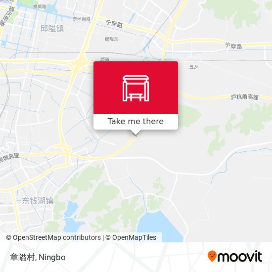 章隘村 map
