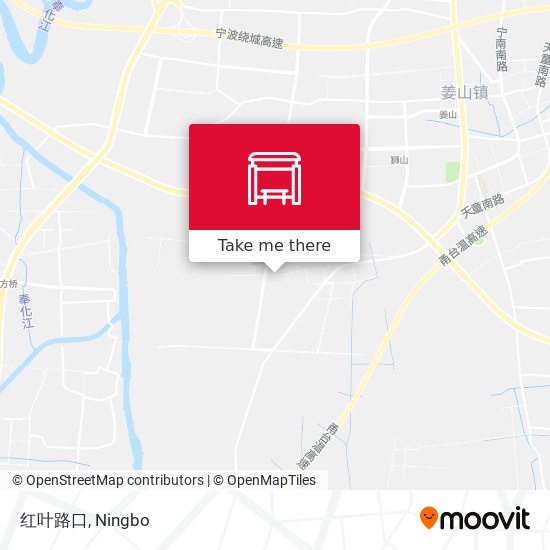 红叶路口 map