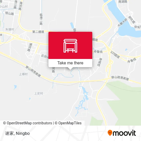 谢家 map