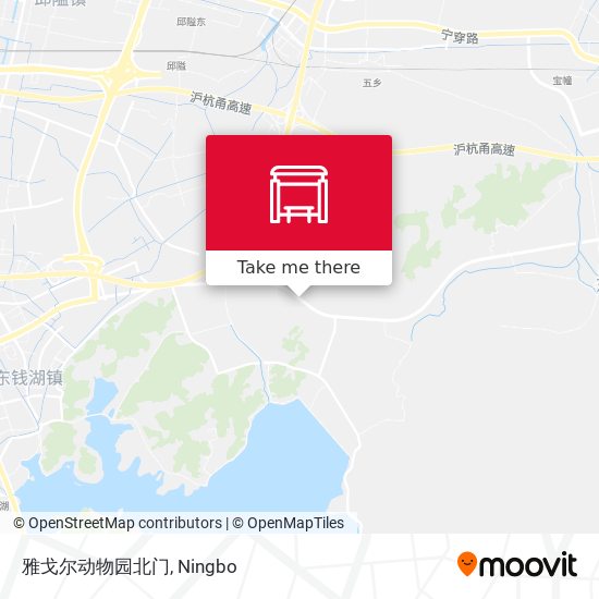 雅戈尔动物园北门 map