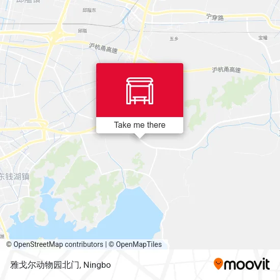 雅戈尔动物园北门 map