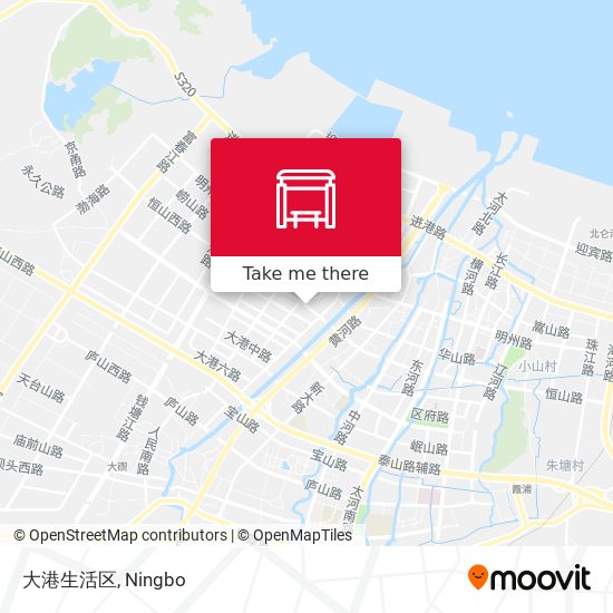 大港生活区 map