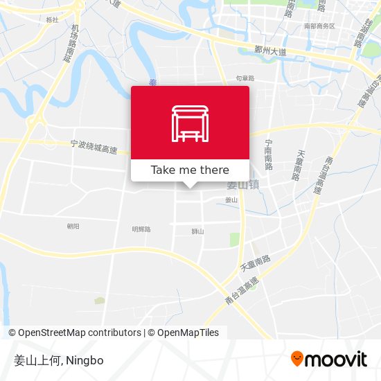 姜山上何 map