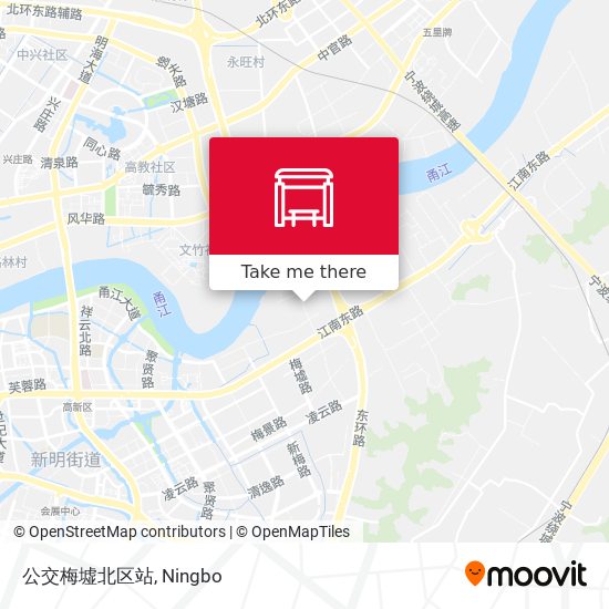 公交梅墟北区站 map