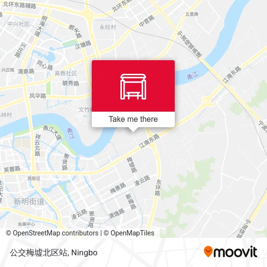 公交梅墟北区站 map