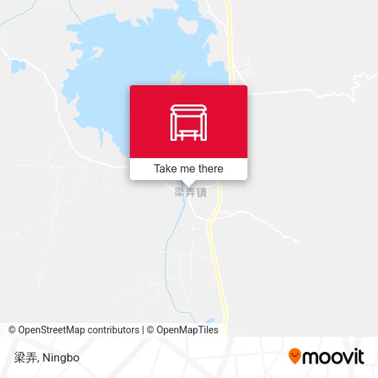 梁弄 map