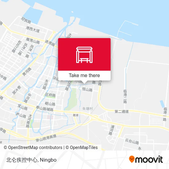 北仑疾控中心 map