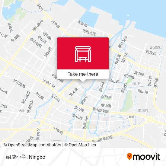 绍成小学 map