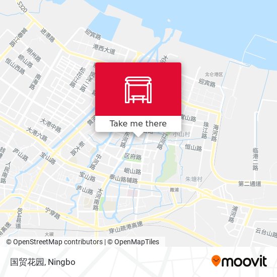 国贸花园 map