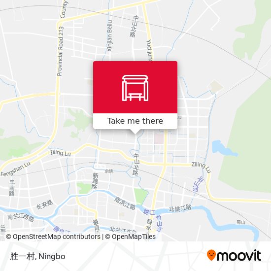 胜一村 map
