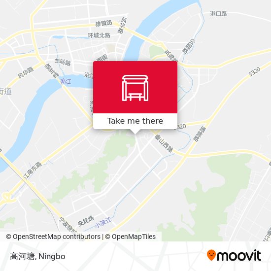 高河塘 map