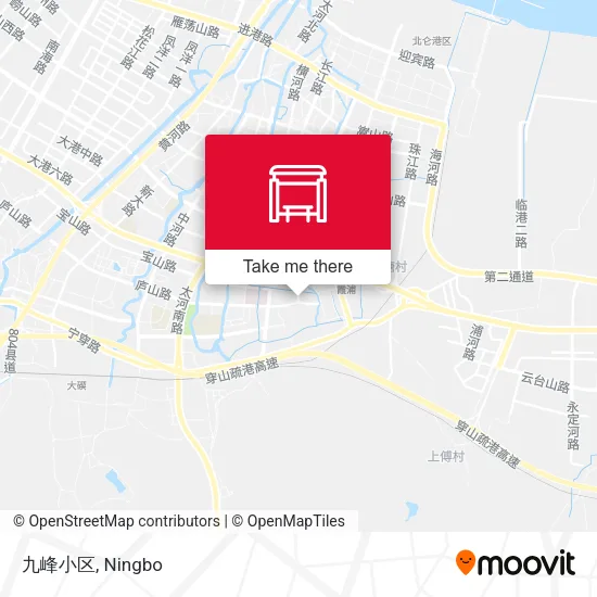 九峰小区 map