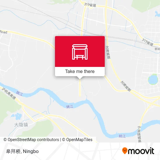 皋拜桥 map