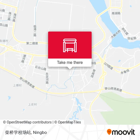 柴桥学校场站 map