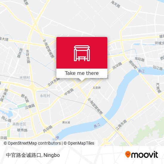 中官路金诚路口 map