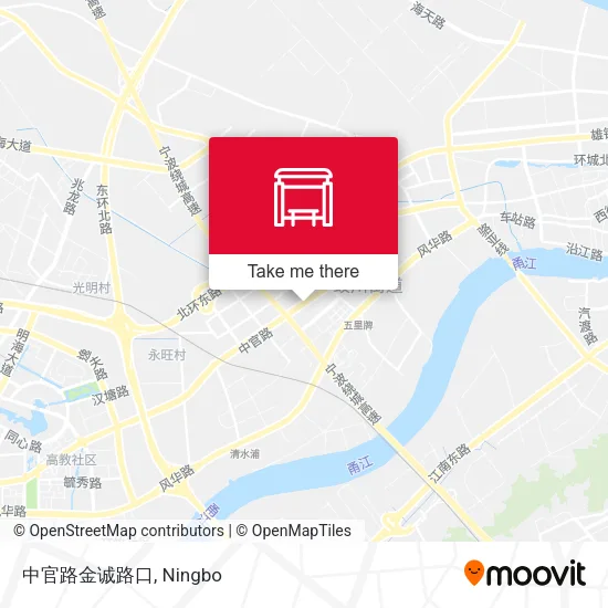 中官路金诚路口 map