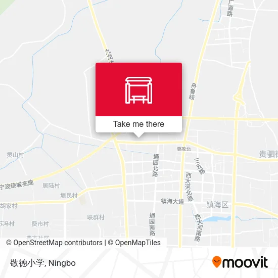 敬德小学 map