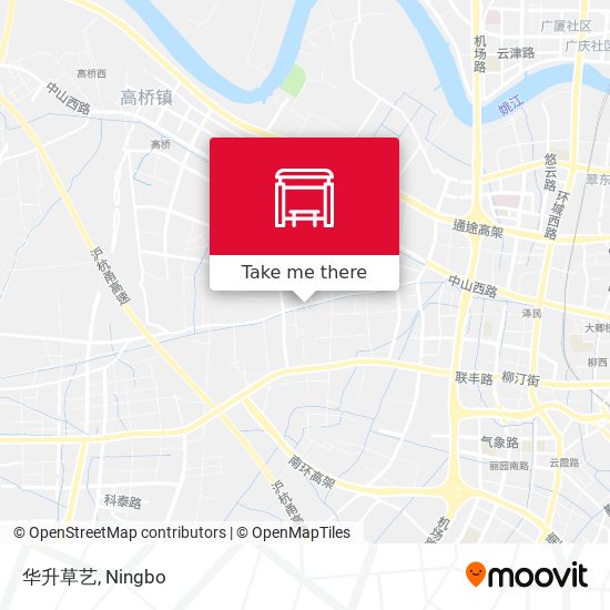 华升草艺 map