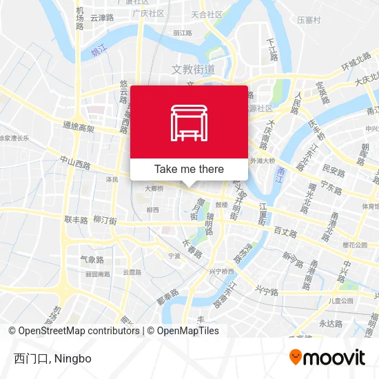西门口 map