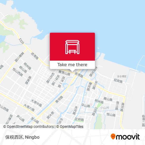 保税西区 map