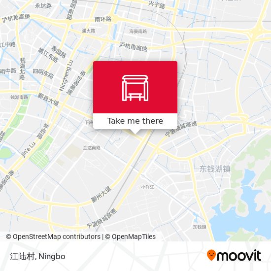 江陆村 map