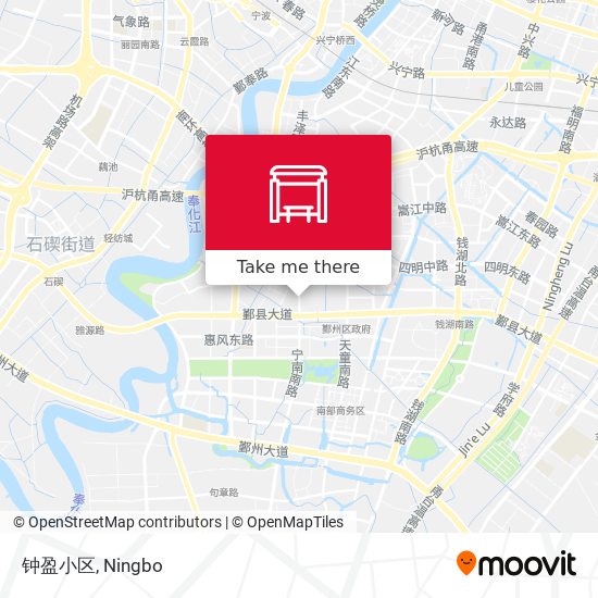 钟盈小区 map