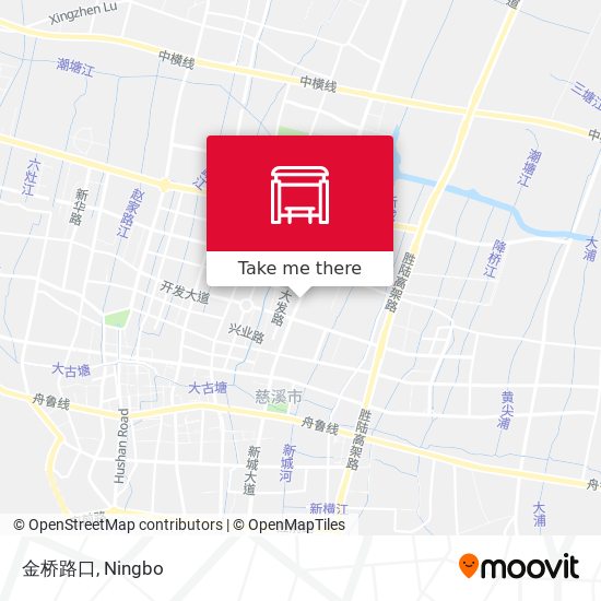 金桥路口 map