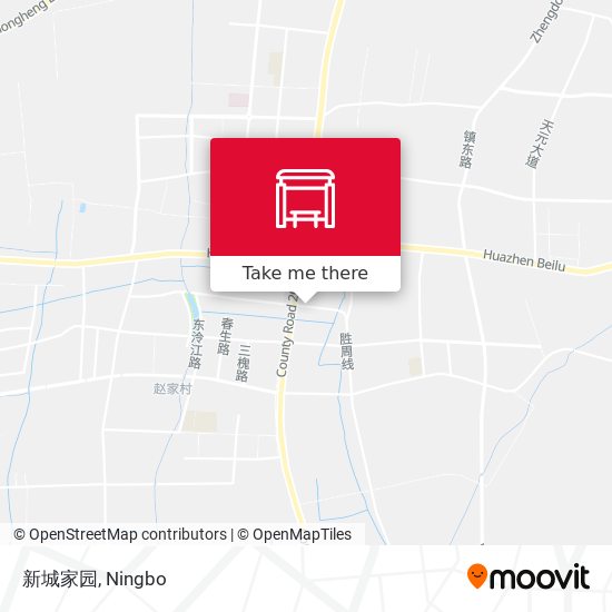 新城家园 map