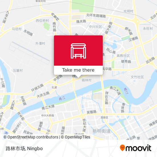 路林市场 map