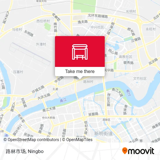 路林市场 map