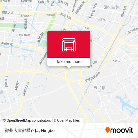 鄞州大道鄞横路口 map