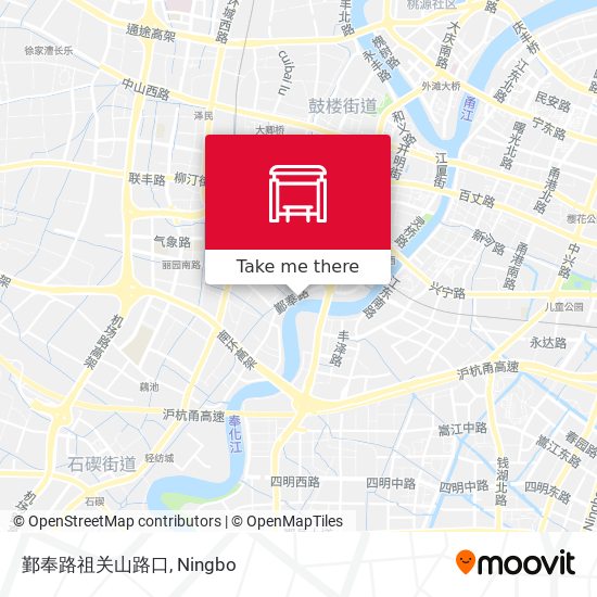 鄞奉路祖关山路口 map