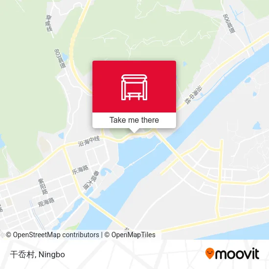 干岙村 map
