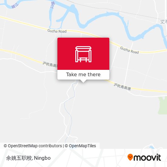 余姚五职校 map