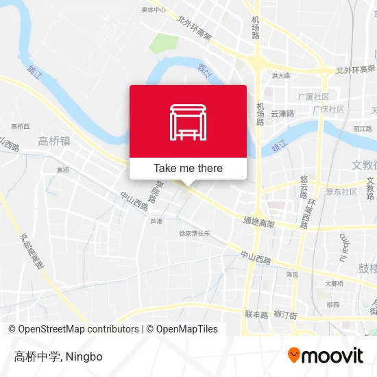 高桥中学 map