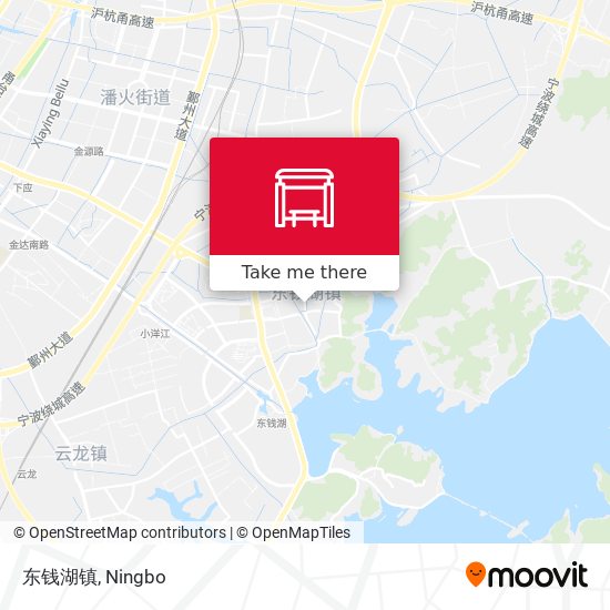 东钱湖镇 map