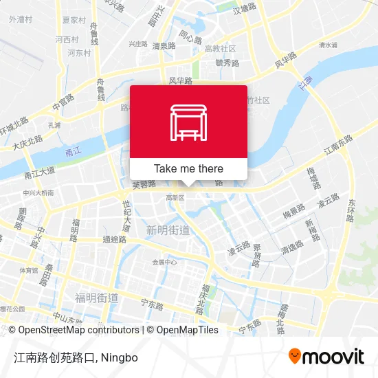 江南路创苑路口 map