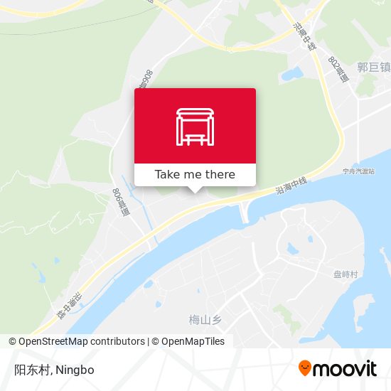 阳东村 map