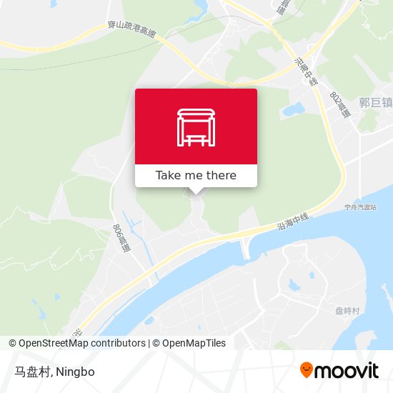 马盘村 map