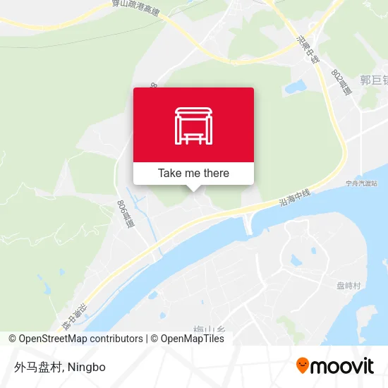 外马盘村 map