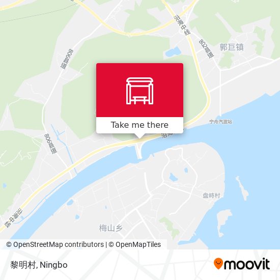 黎明村 map