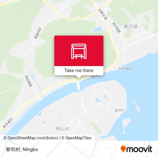 黎明村 map