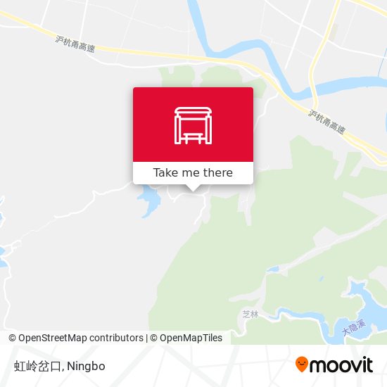 虹岭岔口 map
