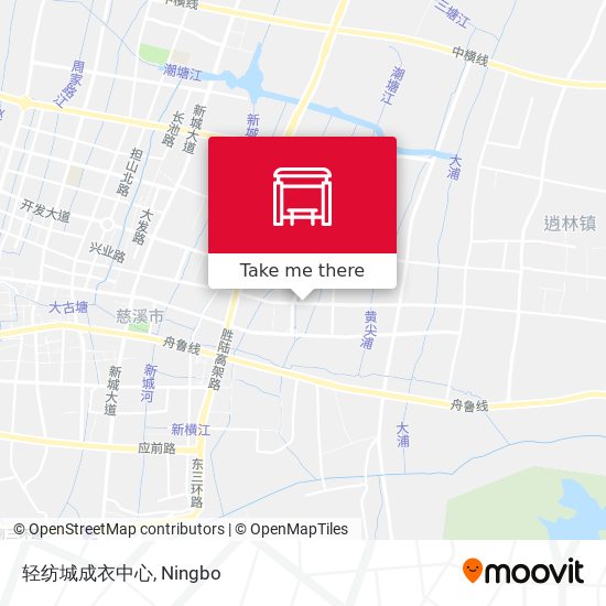 轻纺城成衣中心 map
