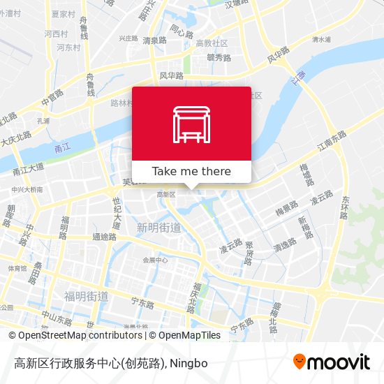 高新区行政服务中心(创苑路) map